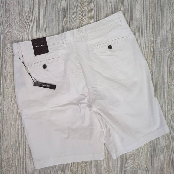 Brand New Michael Kors Washed Poplin Classic Fit Shorts Men’s Size 32 - Picture 2 of 7